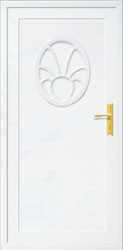 Műanyag bejárati ajtók - Carnation