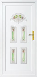 Műanyag bejárati ajtók - Hibiscus